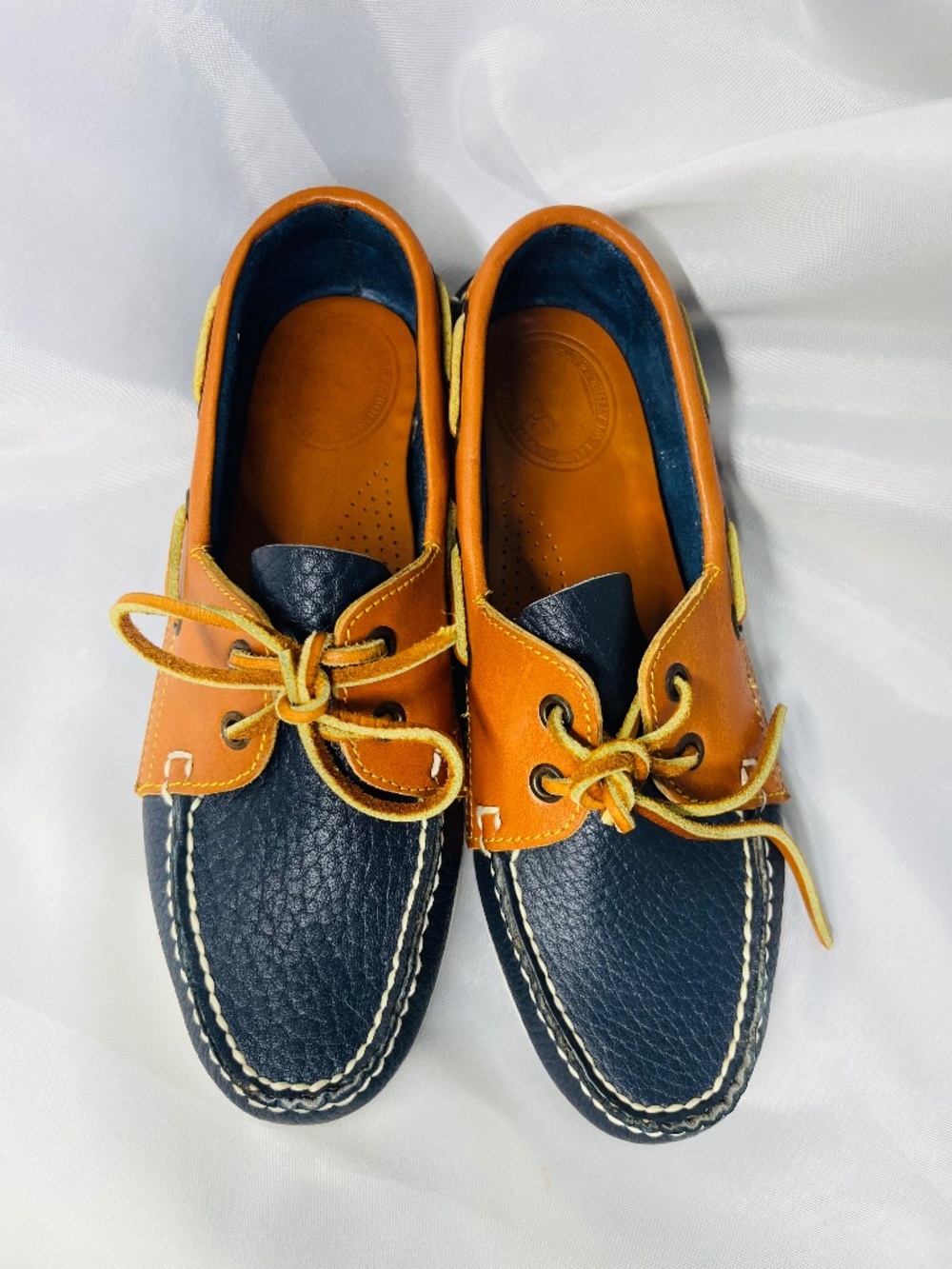 Dooney & Bourke Navy Leather Regatta Boat Shoes/Vintage Shoes size US 6
